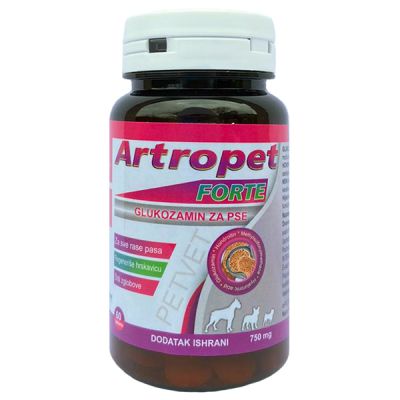 Glikozamin za pse - Artropet Forte - PETVET suplementi za pse