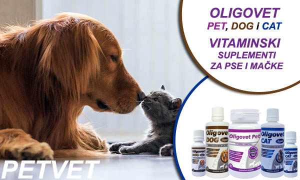 Vitamini za pse i mačke - Multivitamin suplement za pse i mačke - Oligovet Pet multivitamin suplement